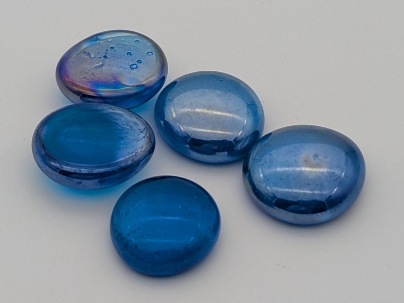 Glasnuggets türkis-ir. 15-17 mm/1 kg